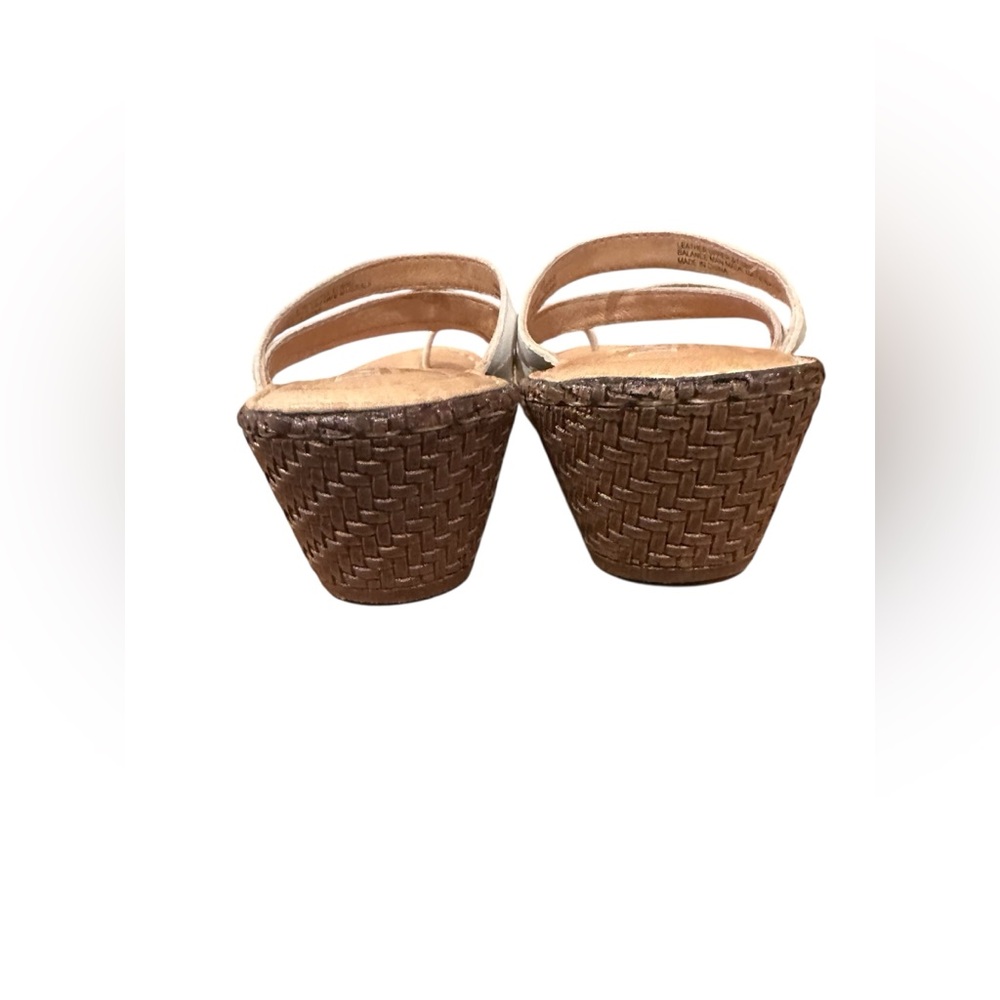 Women's BORN White slip on strappy Sandals - Picture 8 of 8